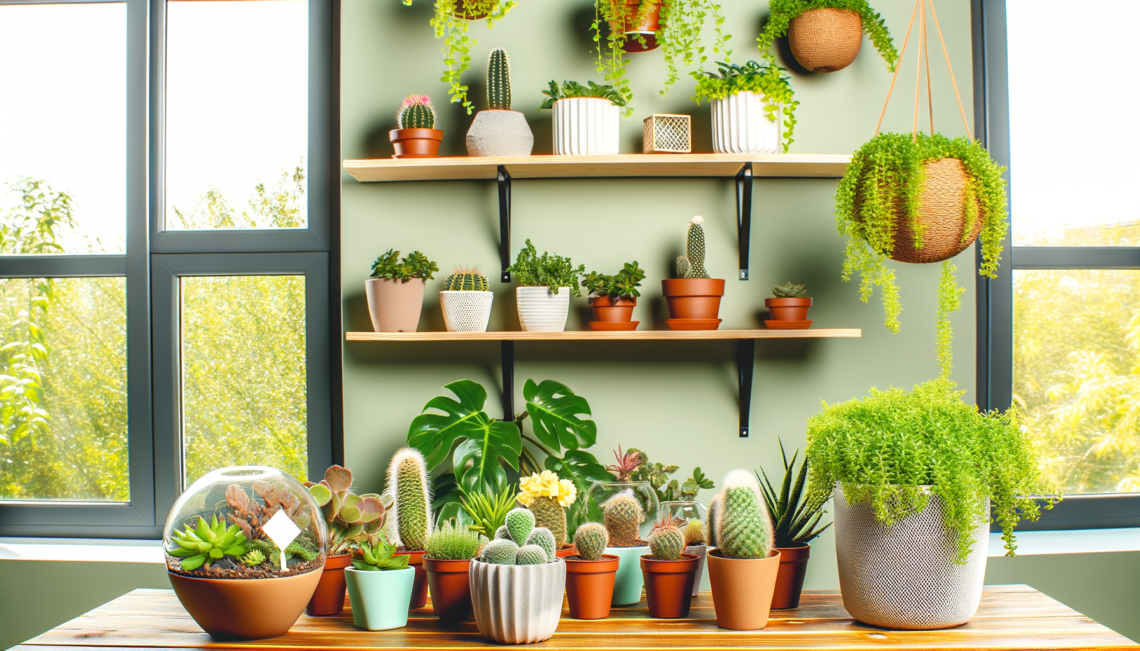 "Plantes luxuriantes et verdoyantes, idéales pour maximiser un jardin d'intérieur dans un petit espace"