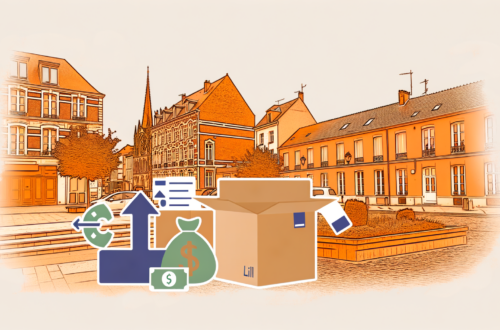 Planification efficace et économique de déménagement à Lille montrant une liste détaillée des coûts et tarifs